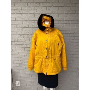 Jeunesse by Couloir Women Yellow Detachable Hoodie Winter Ski Jacket Size 12